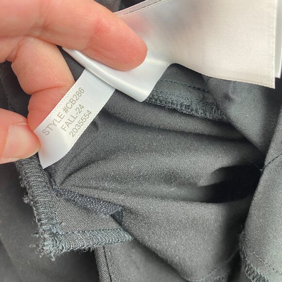 J Crew Factory Size 8 Black Slim-Fit Full Length Trouser Dress Pants - Picture 11 of 11